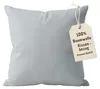 Kissenbezug 50x60 cm Grau | 100% Baumwolle | Atmungsaktive Produktbild-Vorschau 1