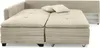 Ecksofa-Dauerschläfer Doppelbett Federkern Bettkasten Couch Produktbild-Vorschau 15