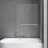 doporro Duschwand für Badewanne Badewannenaufsatz 90x140cm Produktbild-Vorschau 5