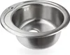 Edelstahl Spüle "Ronda 2" - Rundes Einbauspülbecken Produktbild-Vorschau 1