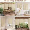 WOLTU Bambusrollo Sonnenschutz Sichtschutz, Seitenzugrollo Produktbild-Vorschau 8