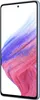 A smartphone with a colorful abstract background on its screen, shown from a side angle. Podgląd zdjęcia produktu