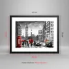 Gerahmtes Poster - Schwarzer Rahmen - London Bus - 40x30 cm Produktbild-Vorschau 5