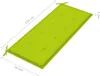 vidaXL Banc de jardin pliable avec support 118 cm bambou Voir les images du produit 9