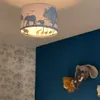 Olucia - SAFARI - Pendelleuchte für Kinderzimmer - Grau Produktbild-Vorschau 6