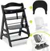 Hauck Hochstuhl Alpha Plus Black - im Sparset Produktbild-Vorschau 1