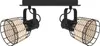 EGLO Balken Anwick 1 E27 2x40W noir rotin Voir les images du produit 4