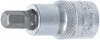 BGS 4340 Embout de 12,5 (1/2), 6 pans creux, 53 mm de long, Voir les images du produit 1