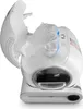 A white automatic cat litter box with its lid open, showing a plastic bag inside. Anteprima dell’immagine prodotto