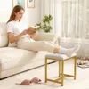 COSTWAY Taboret do makijażu, Taboret Vanity z tapicerowanym Podgląd zdjęcia produktu 2