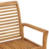 vidaXL Panchina da giardino 112 cm in legno massiccio di Anteprima dell’immagine prodotto 6