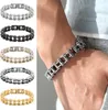 Uni-Armband, Motorradketten-Design, Edelstahl, Produktbild-Vorschau 2