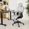 di volio ergonomické křeslo Preda – Šedý Náhled obrázku produktu 4