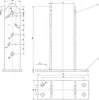 Pfostenträger 71x200mm verzinkt Anker Produktbild-Vorschau 2