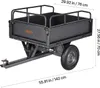 VEVOR rimorchio ribaltabile, portata 226,79 kg, rimorchio Anteprima dell’immagine prodotto 8