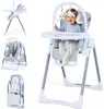 COSTWAY Hochstuhl Baby, Kinderhochstuhl mit Spielbügel, Produktbild-Vorschau 1