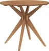 vidaXL Kulatý zahradní stůl Ø85x75 cm z masivního dřeva Náhled obrázku produktu 5