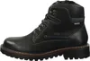 A side view of a black leather boot. Produktbild-Vorschau