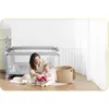 Reisebett 125 x 65 x 78 cm RK-240 Grau und Lavendel Produktbild-Vorschau 4