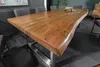 riess-ambiente Esstisch MAMMUT 180cm natur schwarz Akazie Produktbild-Vorschau 4