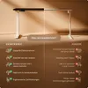 A comparison of two standing desks, highlighting features of one brand versus others. Voir les images du produit