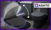 ASATO® WC-Sitz Softclose 0041-4 – Schwarz, Duroplast, Produktbild-Vorschau 9