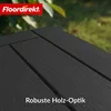 Floordirekt Gartenbox Holz-Optik wetterfeste Kissenbox 300L Produktbild-Vorschau 9