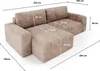 Furnisell Ecksofa L Form Cord Sofa "FANO", Dunkelblau Produktbild-Vorschau 5