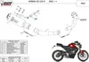 Marmitta completa MIVV Mk3 in acciaio inox per HONDA cb 125 Anteprima dell’immagine prodotto 3