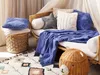 BELIANI Kuscheldecke Violett Baumwolle 125 x 150 cm Produktbild-Vorschau 2