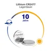 A graphic showing a battery with text and icons indicating its storage life and brand. Náhled obrázku produktu