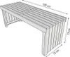 Gartenmöbel-Set Amsterdam Kiefer 8-Sitzer 3-teilig grau Produktbild-Vorschau 7
