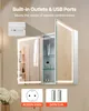 Armoire à pharmacie avec éclairage et miroir HD en 3 Voir les images du produit 7