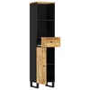 vidaXL Badschrank 38x33x160 cm Massivholz Mango -  Produktbild-Vorschau 11