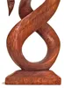 Scultura in legno figura astratta in legno statua Africa Anteprima dell’immagine prodotto 8