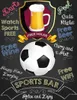 vianmo Holzschild 30x20 cm sports bar free wine darts pool Produktbild-Vorschau 1