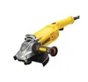 A yellow and silver angle grinder is shown against a white background. Voir les images du produit