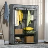 HOMCOM Kleiderschrank Stoffschrank mit Kleiderstangen, Produktbild-Vorschau 2