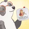Mr. & Mrs. Panda Tischuntersetzer Juristin Schlupfloch - Produktbild-Vorschau 2