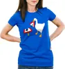 style3 Gänse Panik Damen T-Shirt gans videospiel, Produktbild-Vorschau 1