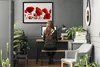 Bild 100x70 MDF-Rahmen Wandkunst Die Pflanze Mohn Natur Produktbild-Vorschau 3