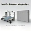 Merax Tagesbett Murphy-Bett 140x200cm, Wandklappbett aus Produktbild-Vorschau 5