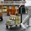 HOMCOM Plattformwagen Transportwagen Klappbar 150 kg mit Produktbild-Vorschau 4