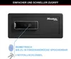 MASTER LOCK LX110BEURHRO, Voľne stojaci trezor, Čierna, Dva Náhľad obrázku produktu 2