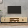 vidaXL TV skříňka Sonoma dub 180 x 31,5 x 40 cm materiál na Náhled obrázku produktu 2