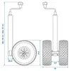 Stützrad Anhänger – Deichselrad für Anhänger 260x85mm, Produktbild-Vorschau 7
