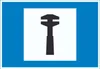 Pannenhilfe Symbol Schild A5 Rückseite selbstklebend Produktbild-Vorschau 1
