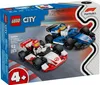 LEGO City F1 Williams Racing und Haas F1 Rennautos - Formel Produktbild-Vorschau 2