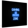 MuchoWow® Gerahmtes Poster Spiele - Text - Spielzone - Neon Produktbild-Vorschau 1