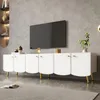 Meuble TV Merax, meuble de rangement 180 cm, meuble bas TV Voir les images du produit 1
